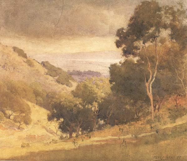 Percy Gray San Francisco Bay from the Alameda Hills (mk42) oil painting image